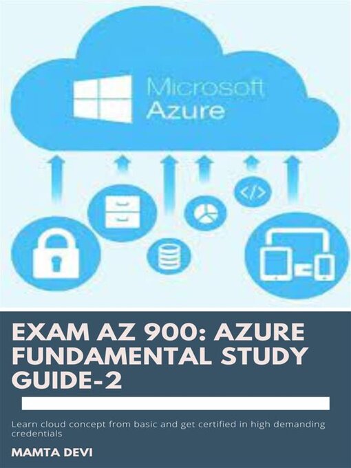 Cover image for Exam AZ 900--Azure Fundamental Study Guide-2
